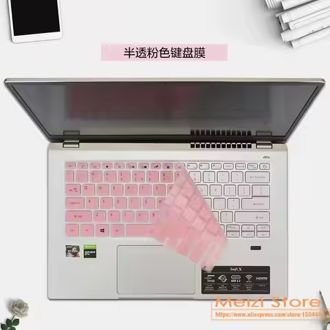 Silicone Keyboard Cover Skin Protector For Acer Swift X SFX14-41G SFX14 41G 14"