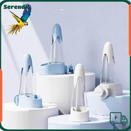 SERENDI Bird Water Dispenser, Automatic Splashproof Bird Water Feeder, Steady 125ML Transparent Visi