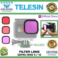 Telesin Filter Lens GoPro HERO 9/10 Actioncam Waterproof Red Filter