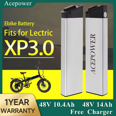 For eLectric XP 3.0 Step-Over Long Range Battery 48V 10.4Ah 14Ah Ebike Battery for Lectrics XP 3.0 S