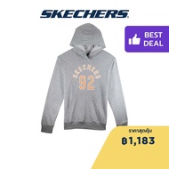 Skechers สเก็ตเชอร์ส เสื้อสเวตเตอร์มีฮู้ดผู้ชาย Men Hooded Pullover - SL223M113-QUSH