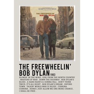 Poster Cover Album The Freewheelin’ Bob Dylan by Bob Dylan for Room/Barber Gym