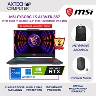 MSI Cyborg 15 A13VEK-887 15.6'' FHD Gaming Laptop ( i7-13620H, 16GB, 512GB SSD, RTX4050 6GB, W11 )