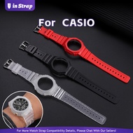Apply to CASIO G-SHOCK GA2100 Casioak Mod, Octagonal Clear Resin Replacement Watch Strap and Bezel C