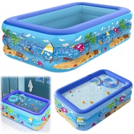 Inflatable Swimming Pool Cartoon Pattern Framed Swimming Pool Thickening Swimming Pool for Toddler K