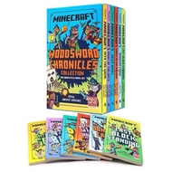 全12冊 第一季伍德斯沃德歷險記 Minecraft Woodsword Chronicles/ 第二季我石劍傳奇 Stonesword Saga 6 Book Box Set 小學英文書 小朋友最愛