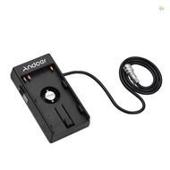 Andoer Camera DV Battery Power Supply Mount Plate Adapter with 1/4 Inch Screw for Blackmagic Cinema 