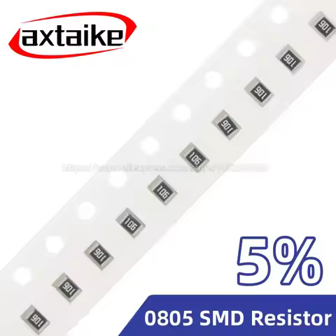200PCS 5% 0805 SMD Resistor 0R ~ 10M 1/8W 1 10 15 22 47 51 100 200 330 470 510 Ohm Ω 1K 2.2K 10K 100