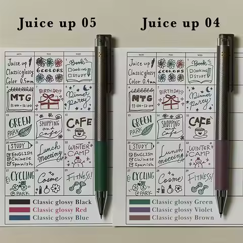 Original New PILOT Juice up Gel Pens 0.4mm & 0.5mm ST Pen Tip Smooth Writing Stationery Vintage Colo
