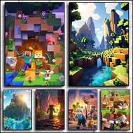 Minecraft Canvas Art Game Wall Decor Art Home Wall Decor Canvas Poster Canvas Painting