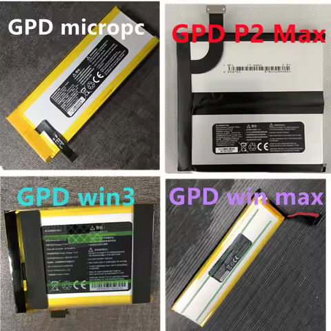 6438132-2S 654793-2S 565774-3S 4841105-2S AEC634791-4S1P 4545165-3S Battery For GPD P2 Max Pocket 2 