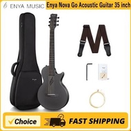 Enya Nova Go Acoustic Guitar Carbon Fiber One Body 35 Inches guitarras Travel with Beginner Kit Incl