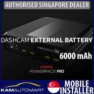 IROAD POWERPACK PRO6 PRO 6 6000 mAh DashCam External Battery (KAM AUTO MART PTE LTD)
