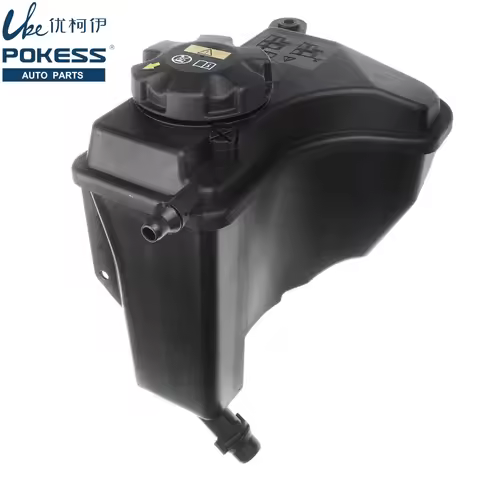Car Engine Coolant Expansion Pot with Cover for BMW E81-E84 E88-E93 X1 2.0L 3.0L Diesel 2004-2015 17