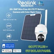 Reolink Go PT Plus 4G LTE SimCard 5MP Battery Solar LTE Camera