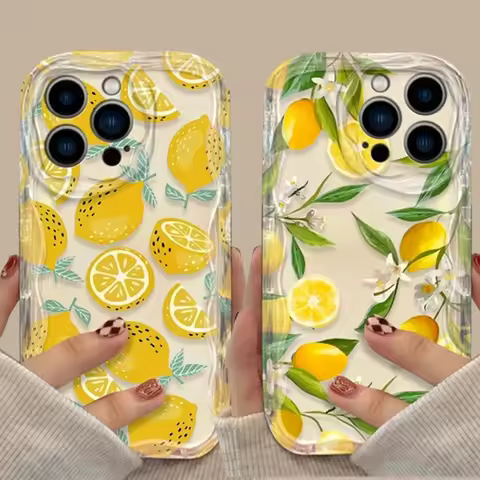 Case For Xiaomi 15T Pro 15T Poco F7 5G X7 PRO M7 4G F7 Ultra X3 M3 X5 X6 F6 Pro Silicone Lemon Summe