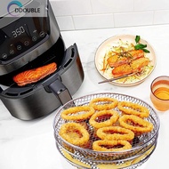 [Ddouble.my] 3-layers Roasting Cooking Rack Stackable Grid Steaming Tray Grid Stainless Steel Househ