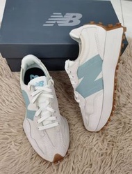 全新有盒New Balance 327 低幫跑步鞋 女款 灰藍色