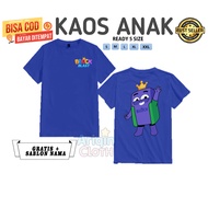 Short sleeve children's t-shirt game Block Blast character block