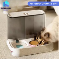 [LW] 2 in 1 Automatic Pet Feeder | Automatic Dog Cat Drinking Dispenser