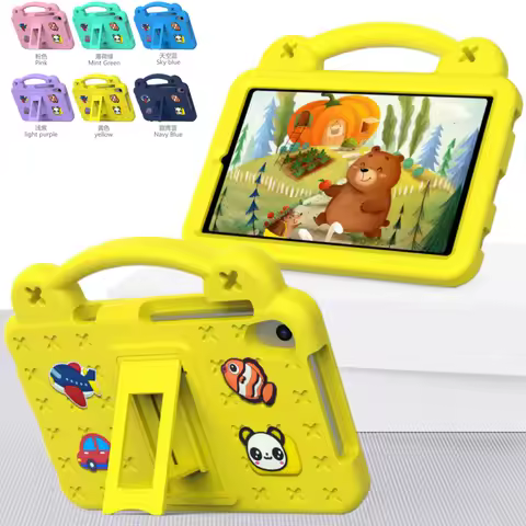 Case for Lenovo Tab M8 2rd 3rd 4rd Gen 8.0 inch TB-300FU TB-8506F TB-8505F Kids Safe EVA Bear Handhe