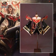 ROLECOS เกมตำนานชุดคอสเพลย์ผู้หญิง Imortalized LOL เก้าหางปีศาจจิ้งจอก Ahri เครื่องแต่งกายฮาโลวีนผู้