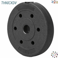 THNICKDV Barbell Weight Plate, Weight Marked Coated Surface Cast Iron Weight Plate, Solid Solid blac