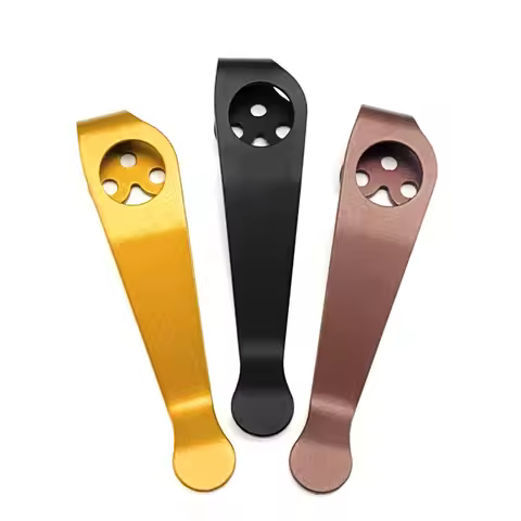 13 Types Knife Titanium Pocket Clip for Spyderco Paramilitary2 C81 Para3 C223 G10 Police Delica Endu