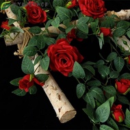MIOSHOP Hanging Flowers Bud Rattan, 1.8m 54 Heads Plastic Silk Artificial Rose Vine, High Quality 7 