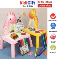 Multifunctional Smart Drawing Table with Integrated Lights and Music - Giraffe Drawing Table for Cre