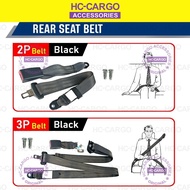 Car Auto Bus Seat Safety Belt Lap 2 Point / 3 Point Adjustable Retractable Universal Seat Belt