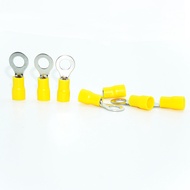 10PCS RV5.5-4 RV5.5-5 RV5.5-6 RV5.5-8 RV5.5-10 RV5.5-12 Insulated Ring Type Spade Terminal Lugs
