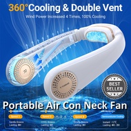 TORRAS Coolify Portable Air Conditioner Neck Fan Wearable Air Con Hands Free Semiconductor Cooling Bladeless Fan 4000 mAh Rechargeable