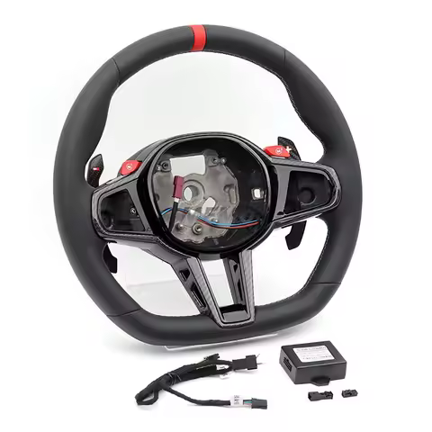 Car Steering Wheel with M1M2 Button Module for BMW G02 G05 G06 G20 G21 G22 G26 G29 G80 G81 G87 F40 F