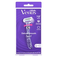 Gillette Venus Swirl Deluxe Smooth Razor Flexiball 1s +Cartridge1s