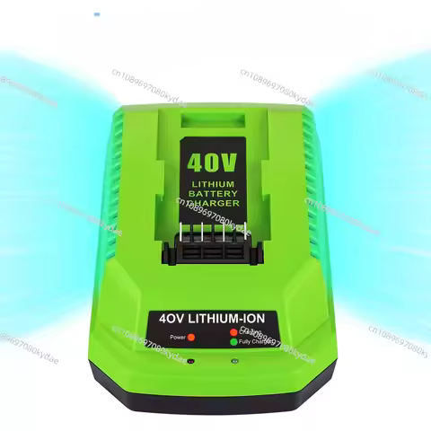 40V Lithium Battery Charger for GreenWorks 29482 G-MAX 40V Li-Ion Battery 29472 29482 29652 G40825 E