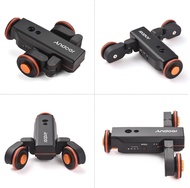 Andoer Camera Dolly Slider Motorized: พร้อมที่วางศัพท์ตัวบ่งชี้ขนาดปรับความเร็วได้3ระดับรีโมทคอนล2.4