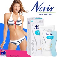 Nair Sensitive Face & Body Hair Removal Cream With Moisturising Sweet Almond Oil 150g ผลิตภัณฑ์กำจัด
