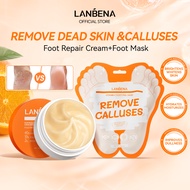LANBENA Foot Mask Foot Care Peeling Foot Peel Mask Moisturizing Whitening Foot Mask Remove Dead Skin