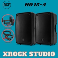 RCF HD 15-A 15" 2-Way 1400W Active Speaker With Live Music Speaker Stand And Cable - Each / Pair ( HD15A / HD 15 A )