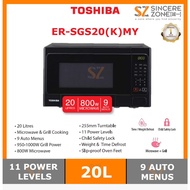 Toshiba ERSGS20-K-MY 20L Deluxe Series Grill Touch Microwave Oven