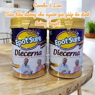 [Combo of 2 cans] Epot Sure Diecerna milk for the elderly with diabetes 900g can helps stabilize blo
