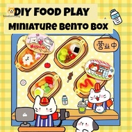 DIY Miniature Bento Box Toy - Food Craft Activity for Kids Keychain