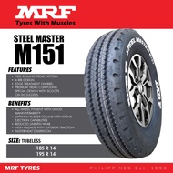 MRF TIRE  185R14/195R14 8PLY STEEL MASTER M-151 TUBELESS