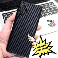 HP Back Skin CARBON BLACK (BLACK) 3D TEL S25 ULTRA S26 S24 RS4 P65 P55 5G/NFC A70 A60S S23+ S23 P40 