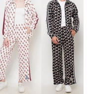 MLB SET - Monogram Logo Jacket & Straight Pant