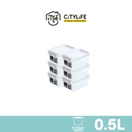 Citylife 0.5L Multi-Purpose Widea Stackable Storage Mini Container Box - XXS