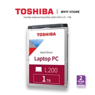 Toshiba L200 SATA 2.5" 3.0Gbit/s 5400RPM Laptop Notebook PC Internal Hard Drive (500GB/1TB/2TB)