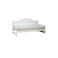 Living Mall Felix Single Daybed Bed Frame Slatted Wood Base MDF+Veneer w/ Mattress Option
