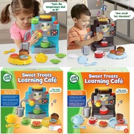LeapFrog Sweet Treats Learning Café Electronic Coffee Maker Toy, Brown, 12 Pieces